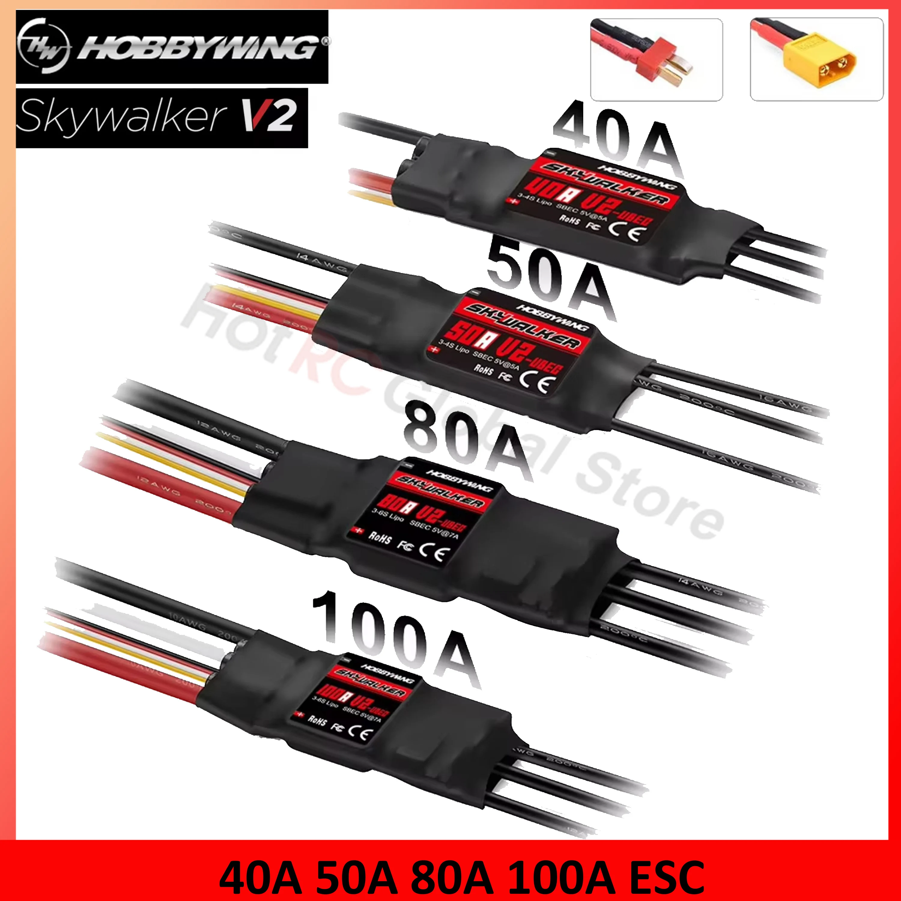 Drone Rc Leading - Hobby wing skywalker v2 serie 40a