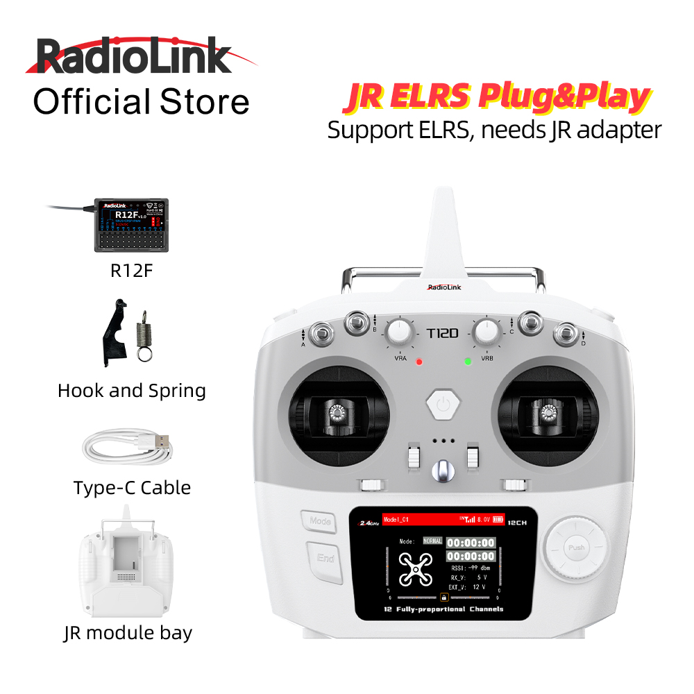 Drone Rc Leading - RadioLink T12D JR Modul 12CH 2,4GHz