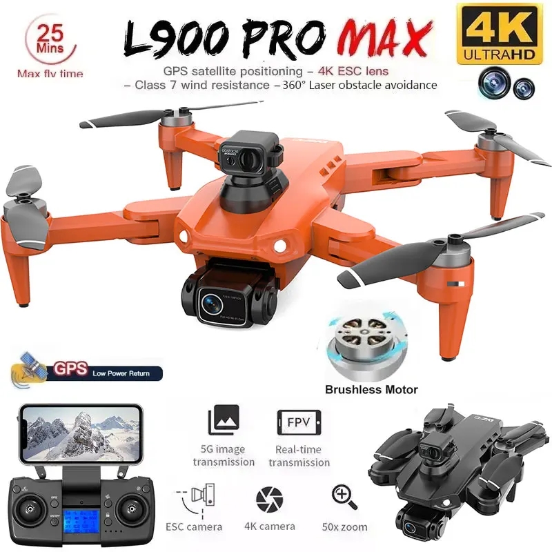 L900 Pro MAX GPS-Drohne 4K Pro – Drone Ae Rc Bewertung und Preis