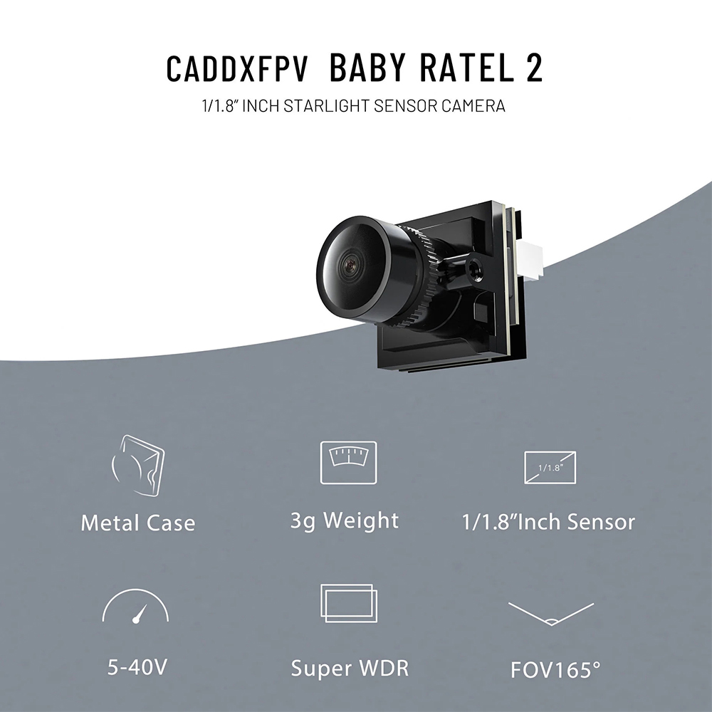 CADDX Micro FPV Kamera Ratel 2 – Drone Ae Rc Bewertung und Preis