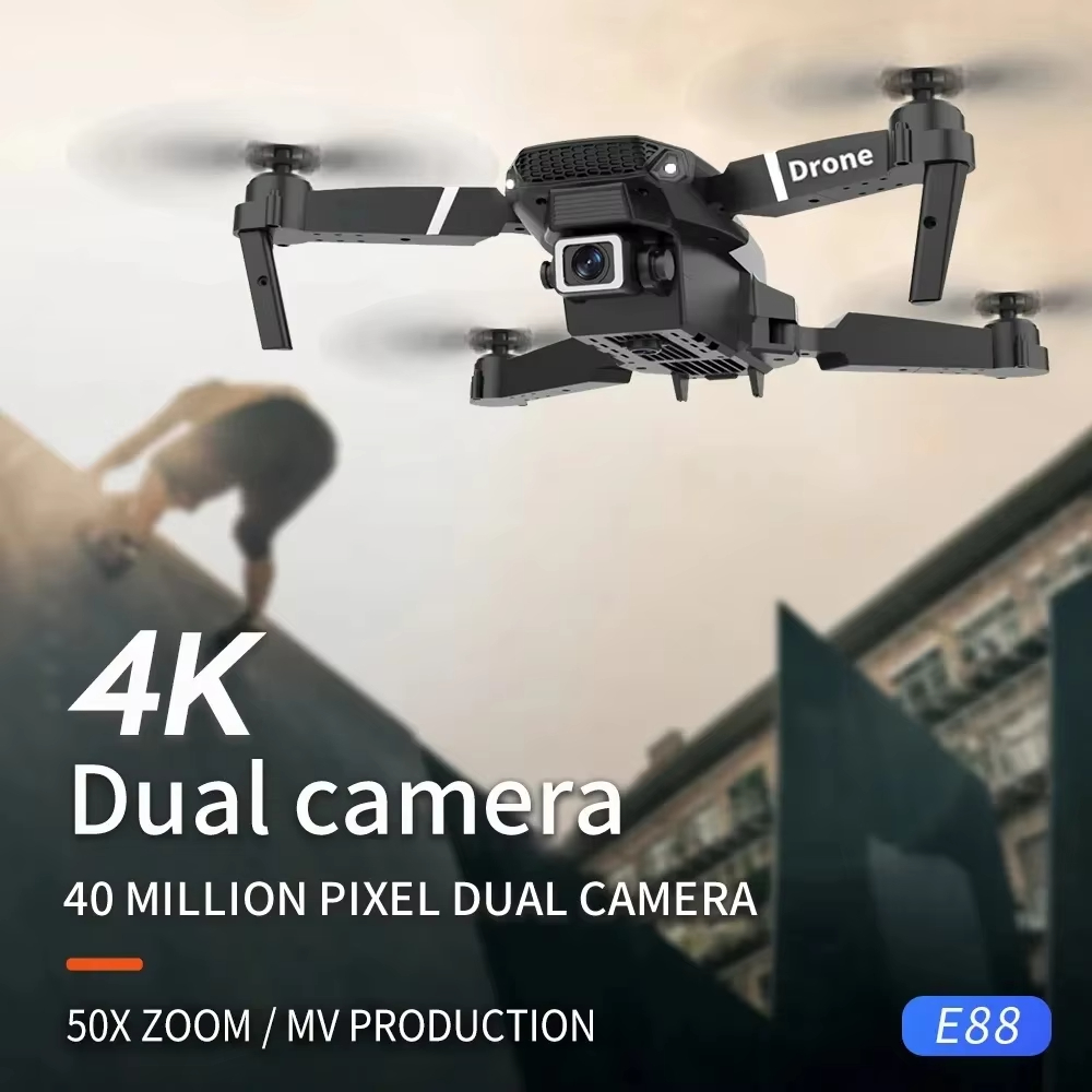 2026 Professionelle 6K-Weitwin – Drone E88 Rc Quadcopter Bewertung und Preis